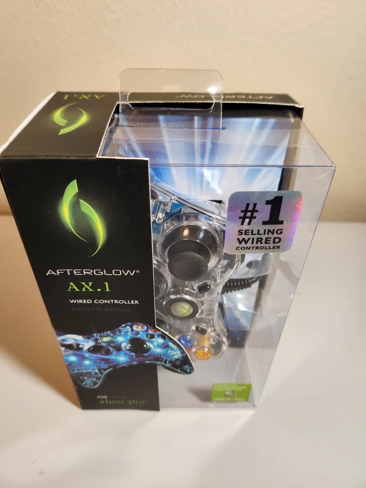 Controlador Afterglow AX.1 con cable para Xbox 360 PL3602 V4.4 AZUL NUEVO EN CAJA Foto 2 de 4