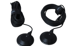 Lot of 2 Audio-Technica U841A Omnidirectional Condenser Boundary Mic