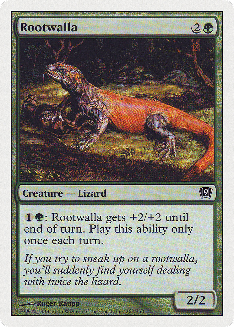 Rootwalla #268 (LP) 9th Edition 9ED Magic MTG