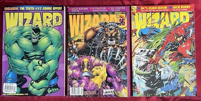 WIZARD THE GUIDE TO COMICS: HULK COVER #86, MAXX #16, SPIDERMAN #36