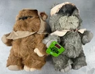 Vintage Star Wars Wicket and Latara The Ewok Stuffed Animal 1984 Kenner