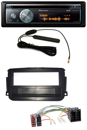Pioneer CD USB Bluetooth DAB MP3 Autoradio für Smart ForTwo (451, ab 2010) - Bild 1 von 9
