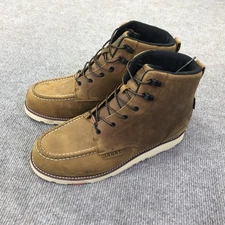 Brunt Marin Work Boots Mens Size 13 Brown Leather Moc Toe Soft Toe EH ASTM