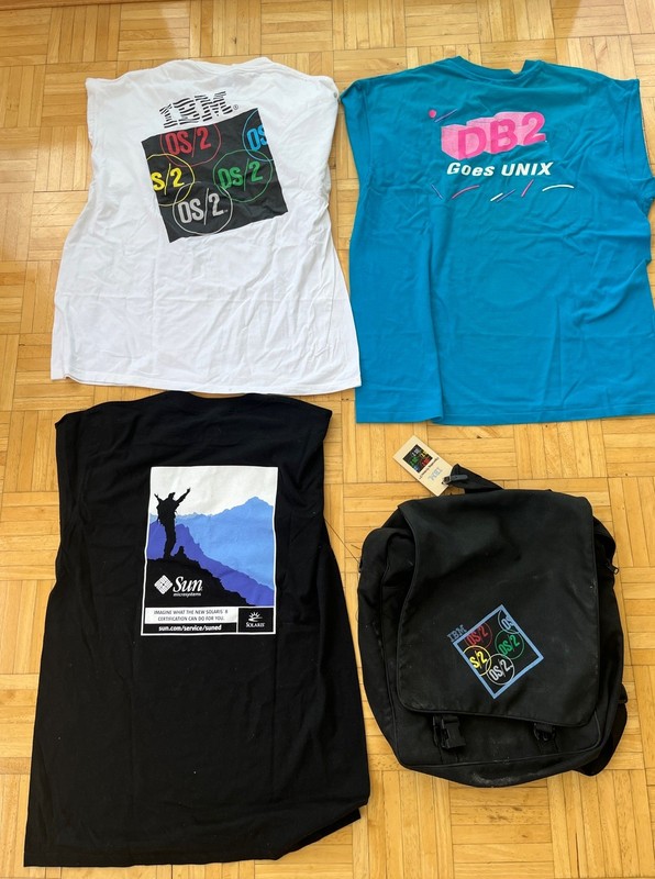 Vintage Geek T Shirts And Backpack