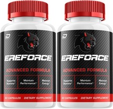  2 Pack EreForce for Men Capsules   Ere Force Vitamin Complex Pills, Energy
