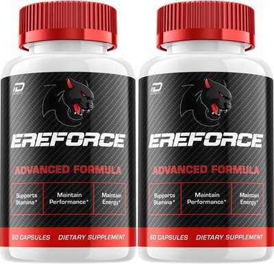 (2 Pack) EreForce for Men Capsules   Ere Force Vitamin Complex Pills, Energy