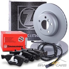 ZIMMERMANN BREMSSCHEIBEN Ø330 +BELÄGE +VWK VORNE FÜR BMW 5-ER F10 LIMO F11 KOMBI