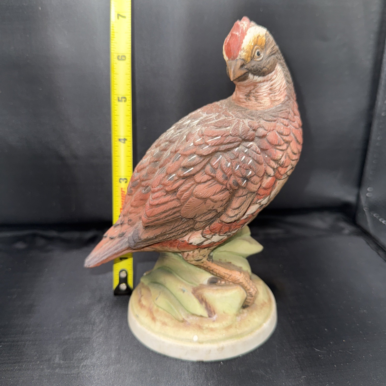 Quail Porcelain Figurine National Potteries Co. Bobwhite Statue NAPCO Rare VTG