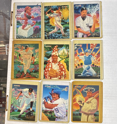 Fleer 1994 Pro-Visions MLB Baseball Cards Complete Set 1-9 NRMNT