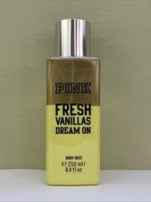 1 Victoria's Secret PINK FRESH VANILLAS DREAM ON Body Mist 8.4oz NEW