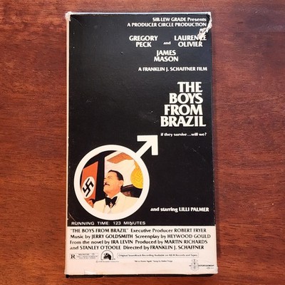 The Boys from Brazil (VHS) 1978 Sci-fi Conspiracy Thriller - Magnetic Video 1980
