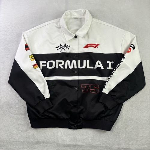 Formula 1 Hybrid Apparel Button Up Long Sleeve Racing Jacket Men's Large