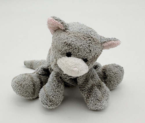 RUSS Luv Pets Plush Tabbies Gray Kitten Striped Floppy Beans VTG Mini 6"