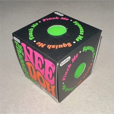 Schylling NeeDoh Groovy Glob Green Squeeze Ball