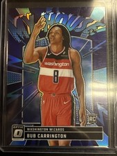 Bub Carrington 2024-25 Panini Optic RC My House Insert Card #8 Purple Parallel