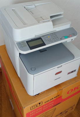 OKI Multifunktion Farb Laser Drucker Scanner Kopierer WLAN neue Tonerkartuschen