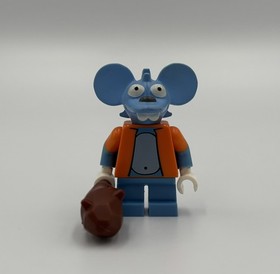 RARE Lego The Simpsons Toy Minifigure Lot- Itchy & Scratchy + Krusty the Clown