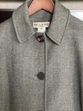 Paul & Joe Wool Coat With Short Sleeve, Size 36/small