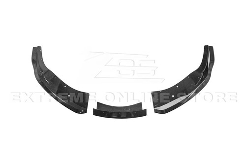 3 Pcs Bumper Lip Front Carbon Fiber Splitter For 20-Up Toyota GR Supra MK5 A91 - Picture 22 of 23