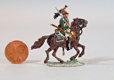 ANCIEN SOLDAT DE PLOMB miniature, plat, cavalier,  guerres de Napoléon,  5 cm