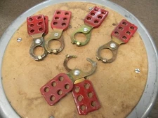 Klein USA #45200 Lockout Hasp 1" ...6 Worker Lockout Hasp  (lot of 5)