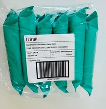 Lume Deodorant Flushable Wipes Cool Cucumber - (6) 45ct Packs