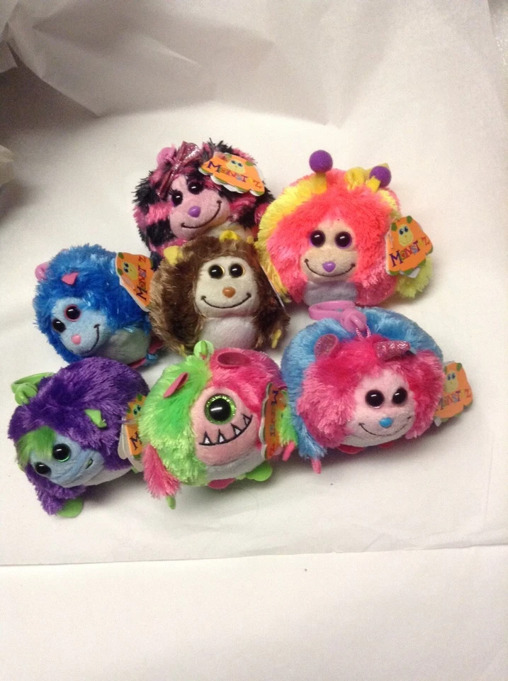 Ein Ty Monstaz Monster Beanie Schlüsselanhänger Auswahl 6,5 cm -