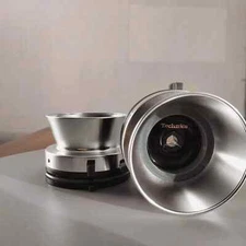 1 Pair Pro 1/4" TECHNICS Sliver NAB Hub Adapters For Reel To Reel Tape Recorders