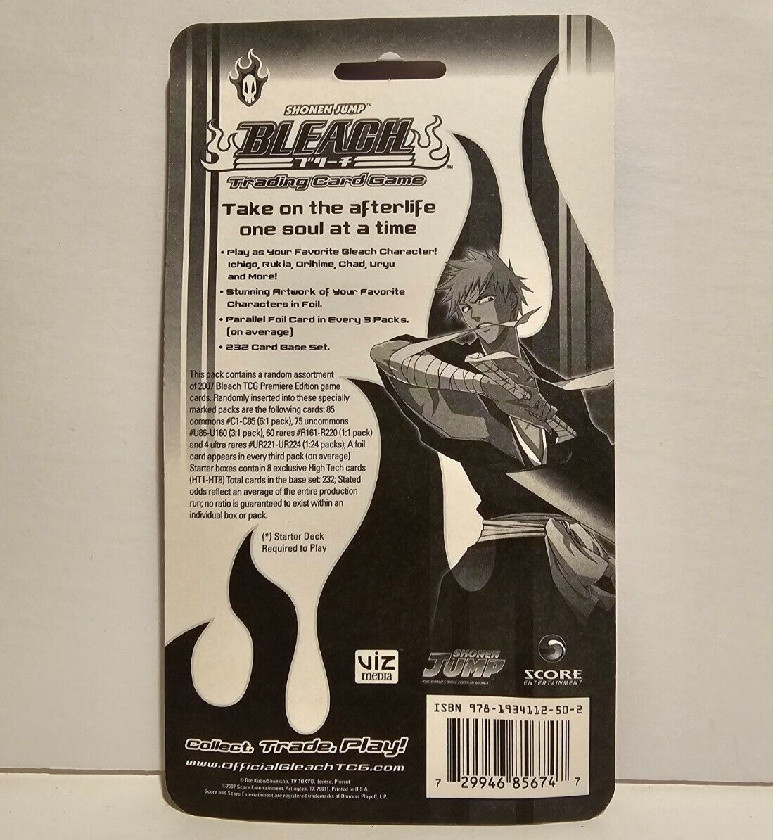 Bleach Base Set 1st Edition Booster Pack Trading Card Game CCG TCG