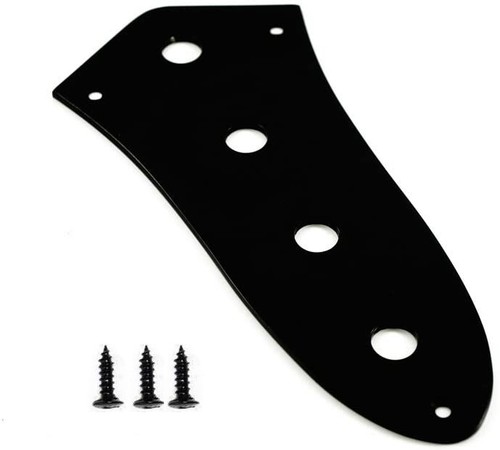 jazz bass control plate black