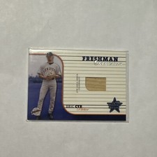 2002 DONRUSS BASEBALL ERIC CYR PATCH CARD FRESHMAN ORIENTATION
