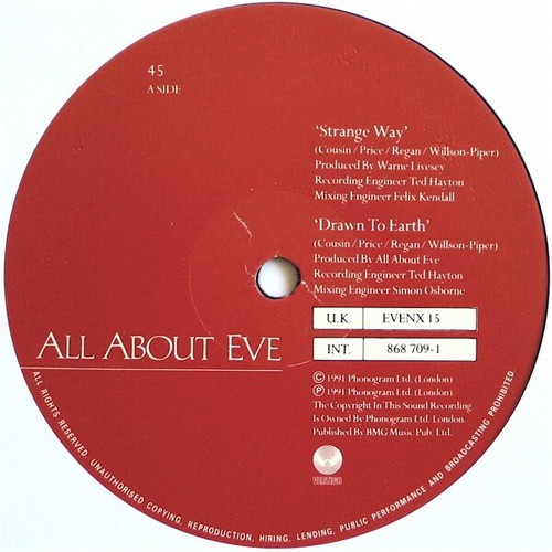 All About Eve - Strange Way (12", Ltd, Num, Gat) - Picture 8 of 8