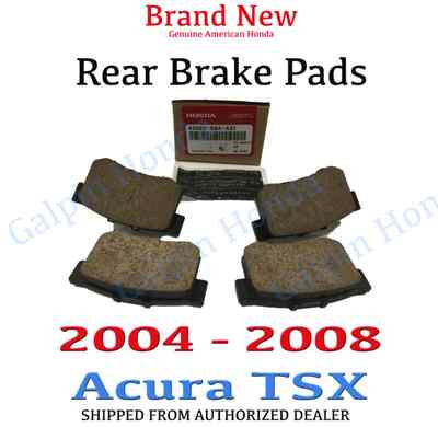  2004- 2008 Acura TSX Genuine Factory OEM Rear Brake Pads  