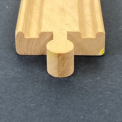 Used Wooden train track replacement pieces Select and buy per piece.