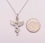 thumbnail 2 - Baby Angel Praying Pendant Necklace Real Sterling Silver 925 w/ 18" Chain 