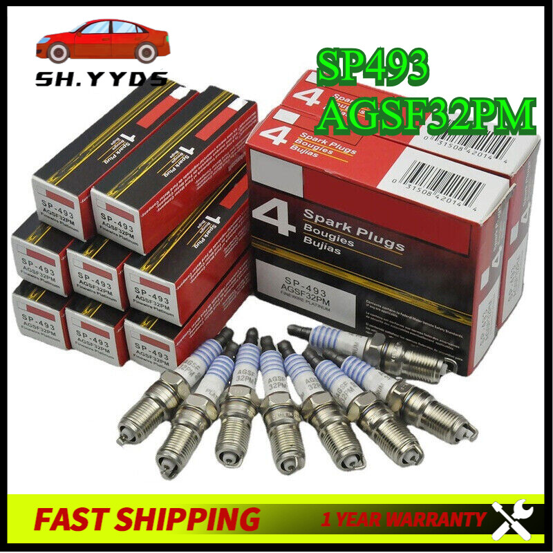 8Pcs OEM Motorcraft SP-493 Platinum Spark Plugs AGSF32PM For Ford - Foto 6