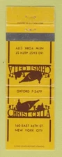 Matchbook Cover - Christ Cella Restaurant New York City WORN