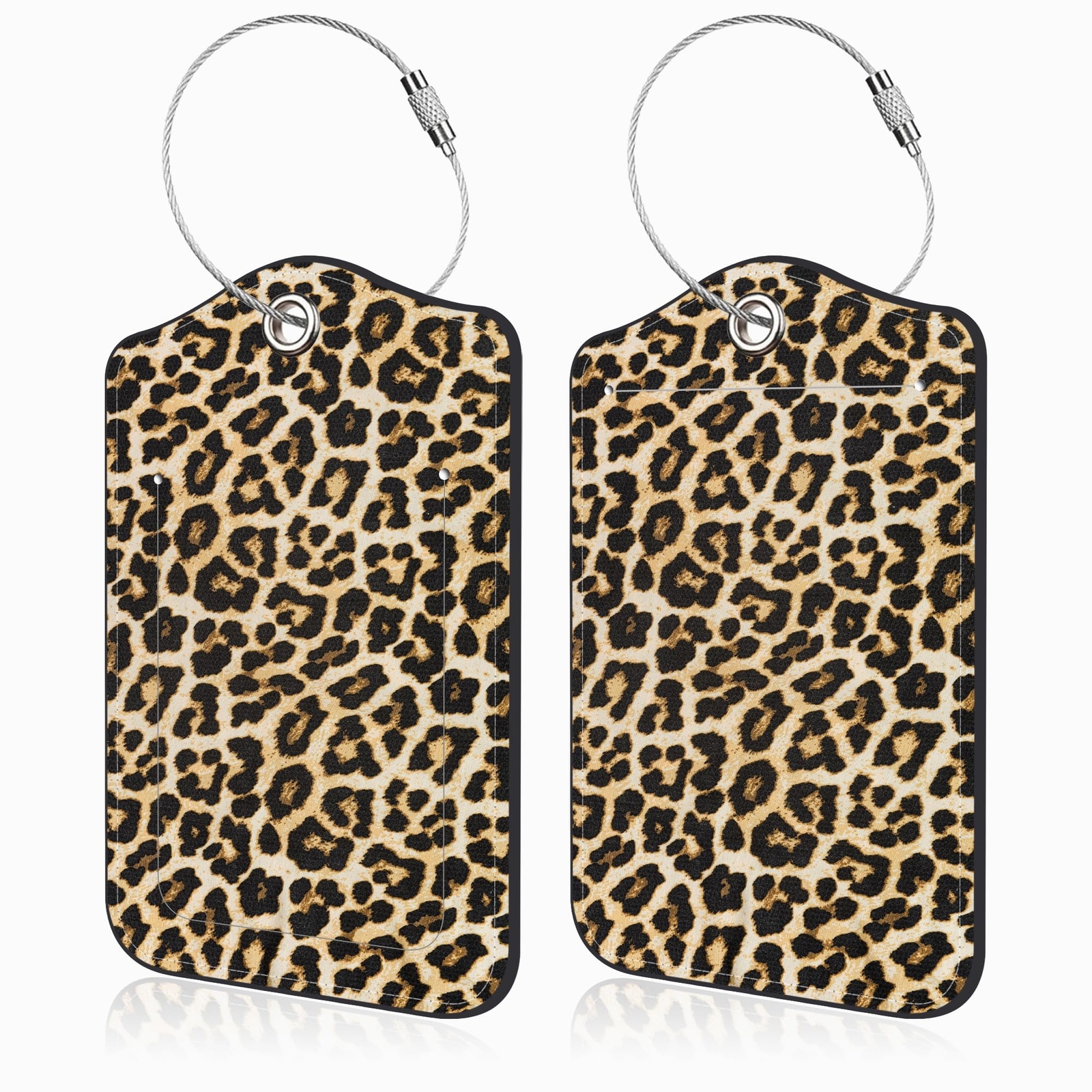 Tags For Suitcases Cheetah Leather Suitcase Ta...