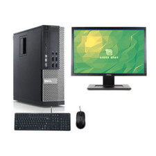 DELL/ HP Core i3 i5 Mint Linux Desktop 8GB RAM 1TB HDD SSD TFT LCD PC SET