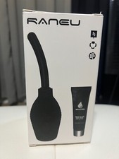 RANEU Enema Bulb Anal Douche Enema Kit with Lube for Women Men