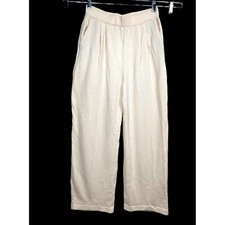 St. John by Marie Gray Santana Knit Pants Womens Size 10 Beige Made in USA