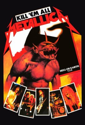 初期12曲盤/帯付/税無/ポスター LLICA KILL 'EM ALL Amazon.com: LPGI Metallica Fabric Poster, 30 by 40-Inch, Kill 'Em
