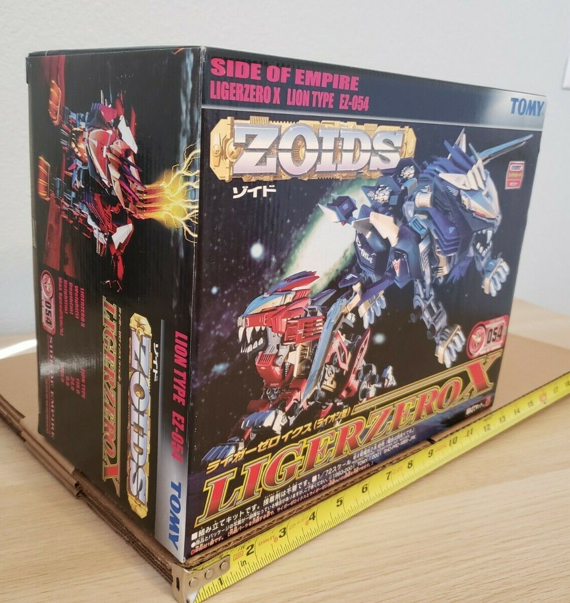 LIGERZERO X ライオンタイプ EZ-054 TOMY TOMY Zoids 1/72 Scale Liger Zero X Lion Type 054 JAPAN MINT