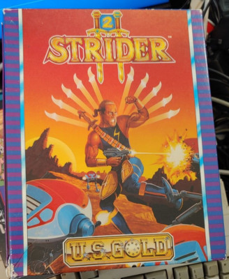 Strider II (US Gold 1990) Commodore Amiga (Disk, Box) Classic-Game 16-bit