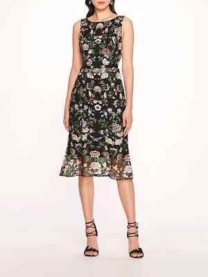 NWT MARCHESA NOTTE BOTANICAL EMBROIDERED MIDI DRESS Sz 8-$695 | eBay NWT MARCHESA NOTTE BOTANICAL EMBROIDERED MIDI DRESS Sz 8-$695 | eBay