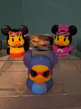 2.5" Summer Disney Duckalooz Rubber Ducks - Mickey, Minnie, and Stitch
