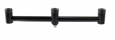 Buzzerbar 30cm Alu Schwarz für 3 Ruten & 1 Bankstick Rod Pod Buzzer Bar - Black