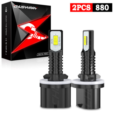 For 2000-2004 Ford Focus 2X 880 LED Fog / Driving Light Bulb DRL Fog Lamp 6000K
