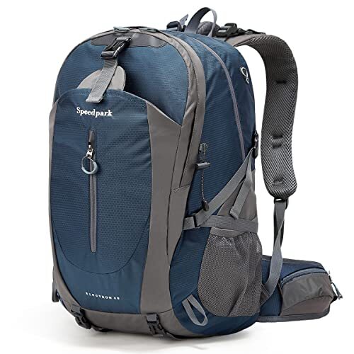 Hiking Backpack 40l Waterproof Hiking Daypack With Rain Cover Outdoor Trekking T-image