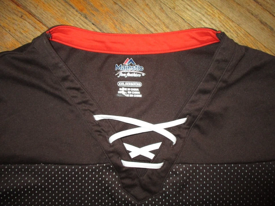 CAMISA JERSEY 2XL Mujer CLEVELAND BROWNS Cuello Con Cordones Bordado Casco Logo XXL Foto 3 de 4